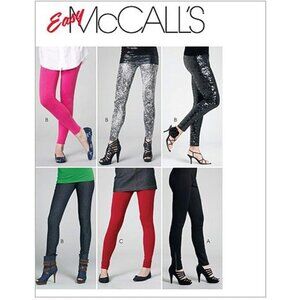 McCalls Sewing Pattern M6173 Misses Easy Pants & Leggings XS-M‎